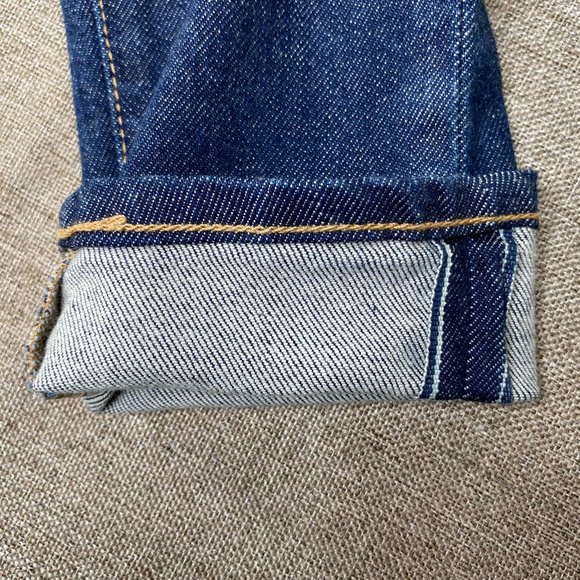 Levi's 721 Selvedge Skinny Denim Jean Women 25 x 30 High Rise Italian Fabric NWT - Picture 11 of 16